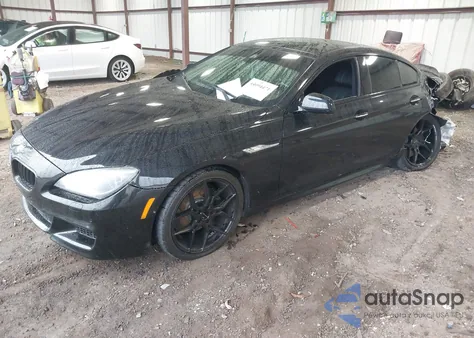 2014 BMW 650I Gran Coupe xDrive from USA, damaged, VIN WBA6B4C53ED760424